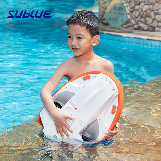 Sublue深之蓝Swii 98wh儿童成人初学者智能动力浮板电动漂浮板背漂学游泳打水辅助装备电动冲浪板训练板 商品图3