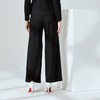 EITIE爱特爱春季新款通勤职业宽松高腰阔腿直筒长裤女显瘦6005725 商品缩略图3