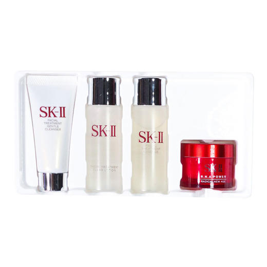 SK-II/sk-ii/sk2 中样四件套 清莹露神仙水洗面奶大红瓶面霜【CDF】 商品图5