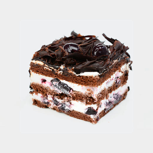 【德国黑森林】巧克力 黑樱桃 方型 奶油蛋糕