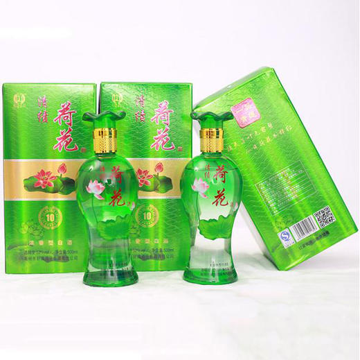 清绩国礼荷花酒10年陈酿52度500ml/1瓶/2瓶/6瓶整箱 商品图4