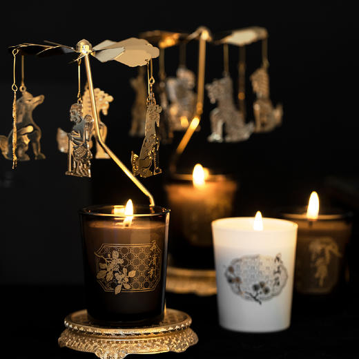 【故宫·香薰】瑞兽戏宫烛香薰蜡烛走马灯套装生日创意礼物 商品图3