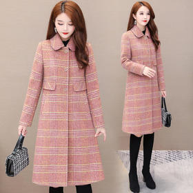 YWE-S085冬季新款韩版时尚毛呢外套