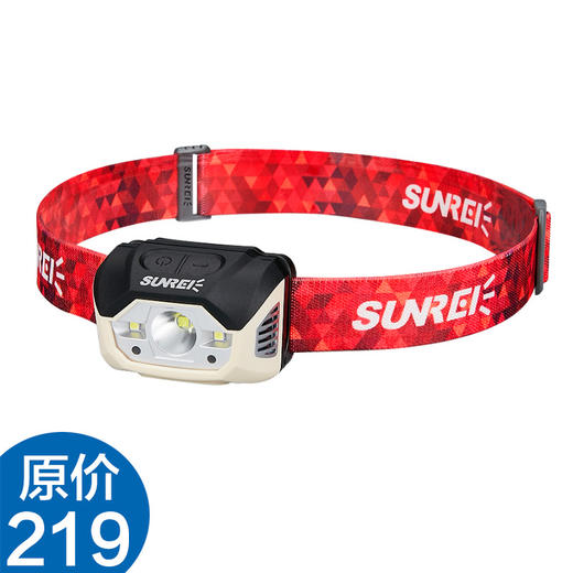 山力士 牧野 感应 头灯 强光 超亮 防水 登山 跑步 充电 JX100 商品图1