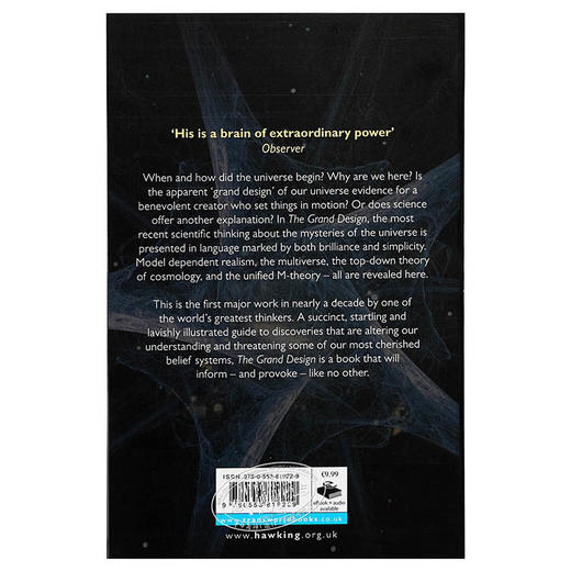 【中商原版】The Grand Design 大设计 英文原版 Stephen Hawking 霍金作品 阐释宇宙问题 M理论 史蒂芬霍金经典著作 科普读物 商品图1