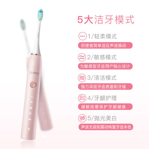 荷兰apiyoo艾优声波成人电动牙刷P7  YS 商品图1