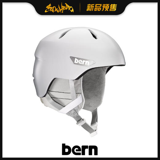 BERN 1920 MNS Weston Satin White w/ Grey Canvas Liner  M 55-59 商品图0