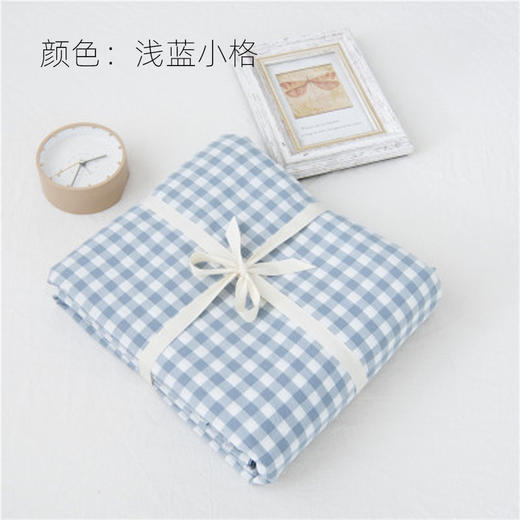 【单独被套-水洗棉】单独被套全棉水洗棉材质柔软舒适经典格纹系列 商品图4