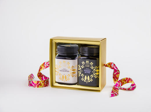 缎带蜂蜜双支礼盒 (麦卢卡+桉树花）-LP006 商品图3