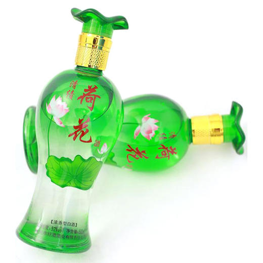 清绩国礼荷花酒10年陈酿52度500ml/1瓶/2瓶/6瓶整箱 商品图1