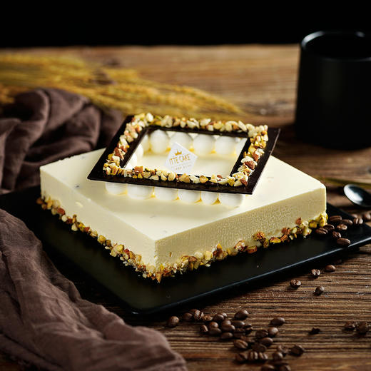 夏威夷果仁慕斯经典法式重工款坚果慕斯生日蛋糕