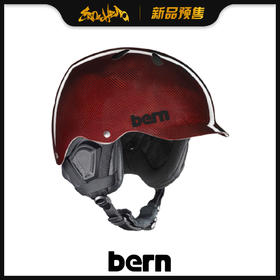 BERN 1920Watts Carbon Red w/ Black Waxed Canvas Liner L