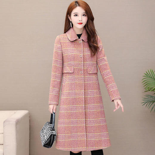 YWE-S085冬季新款韩版时尚毛呢外套 商品图2