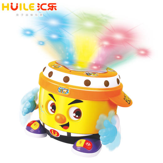 汇乐婴儿大号拍拍鼓宝宝手拍鼓电动音乐跳舞早教6-12个月玩具 商品图4