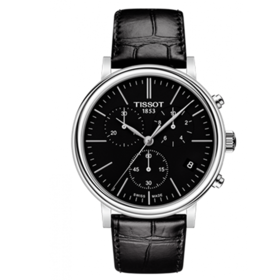 Tissot 天梭卡森系列皮带石英男表T122.417.16.051.00