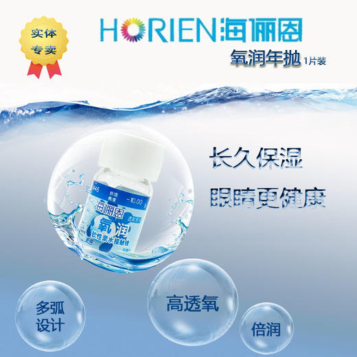 海俪恩氧润  年抛 透明 1片装 商品图3