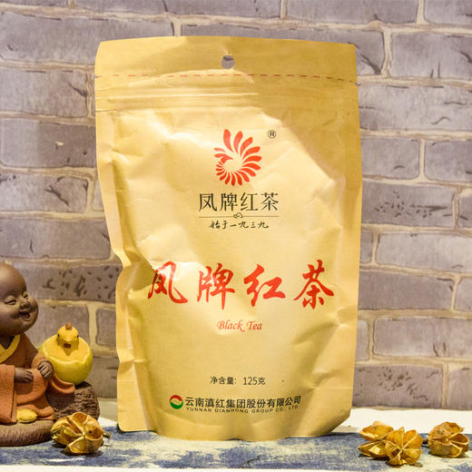 凤牌红茶125g 凤庆滇红工夫红茶茶叶红茶特级传统功夫红茶 商品图1