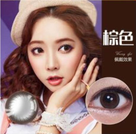 艾爵180美瞳    （黑，棕，灰，巧） 半年    一片装 商品图2