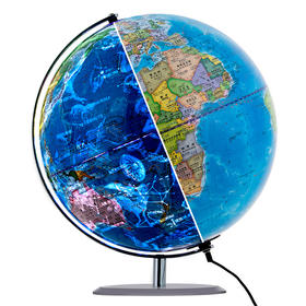 得力LED夜光星座地球仪2188DL