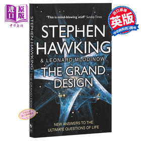 【中商原版】The Grand Design 大设计 英文原版 Stephen Hawking 霍金作品 阐释宇宙问题 M理论 史蒂芬霍金经典著作 科普读物