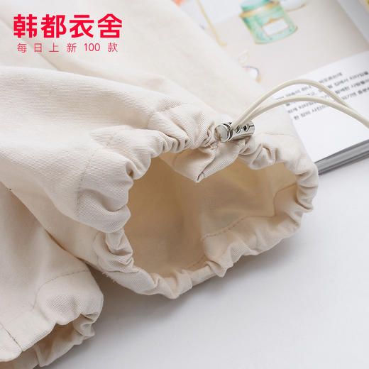 韩都衣舍2019秋季新款韩版女装宽松休闲潮口袋直筒工装裤LU8821荃 商品图2