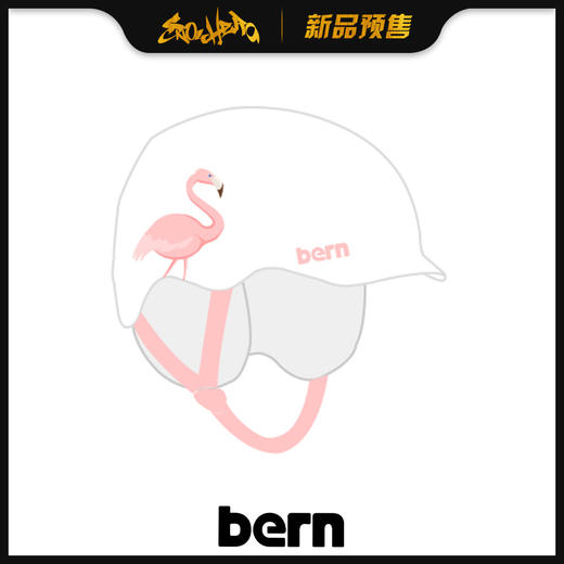 BERN 1920 WMS Team Muse Satin White Flamingo M 55-59 商品图0