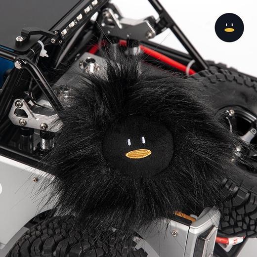 怪奇鹅黑色炸毛挂饰