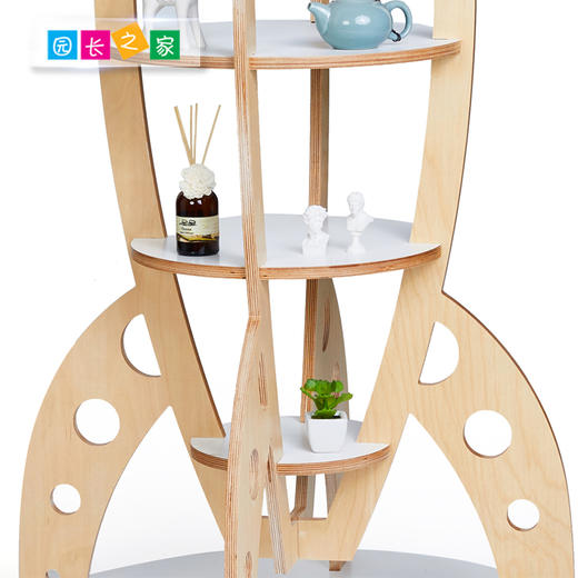 桦木火箭书架 置物架 商品图2