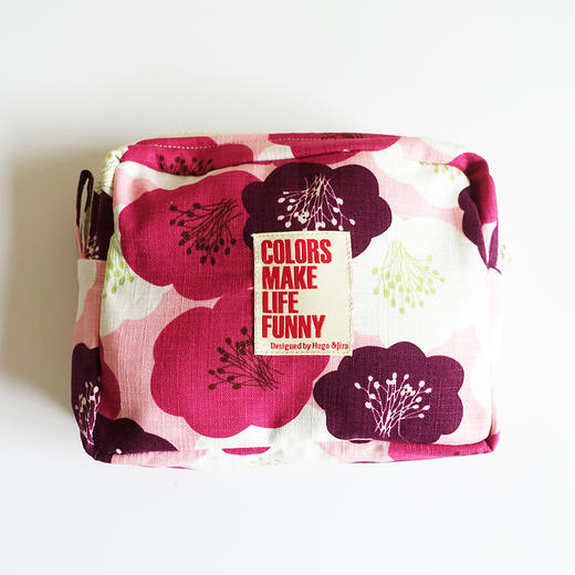 HUGOJIRO化妆包插画温柔的花花 商品图2