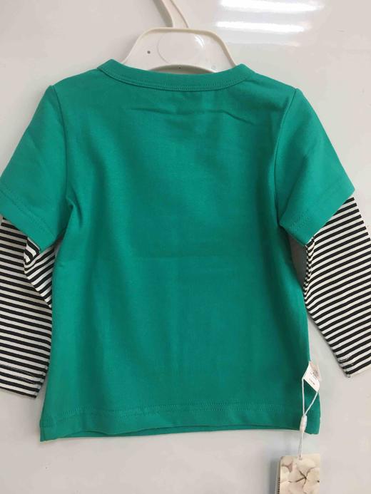 棉果果春秋季男童假两件套头T恤M112140220105 商品图4