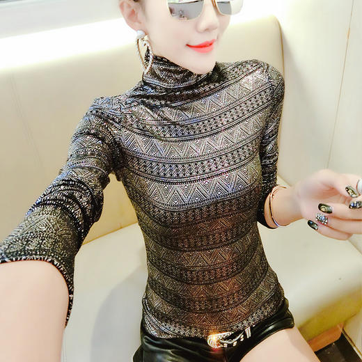 PXN-010313秋冬新款高领打底衫 商品图1