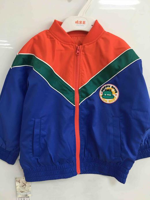 棉果果春秋季男童拼接对开外套M112100320114 商品图7