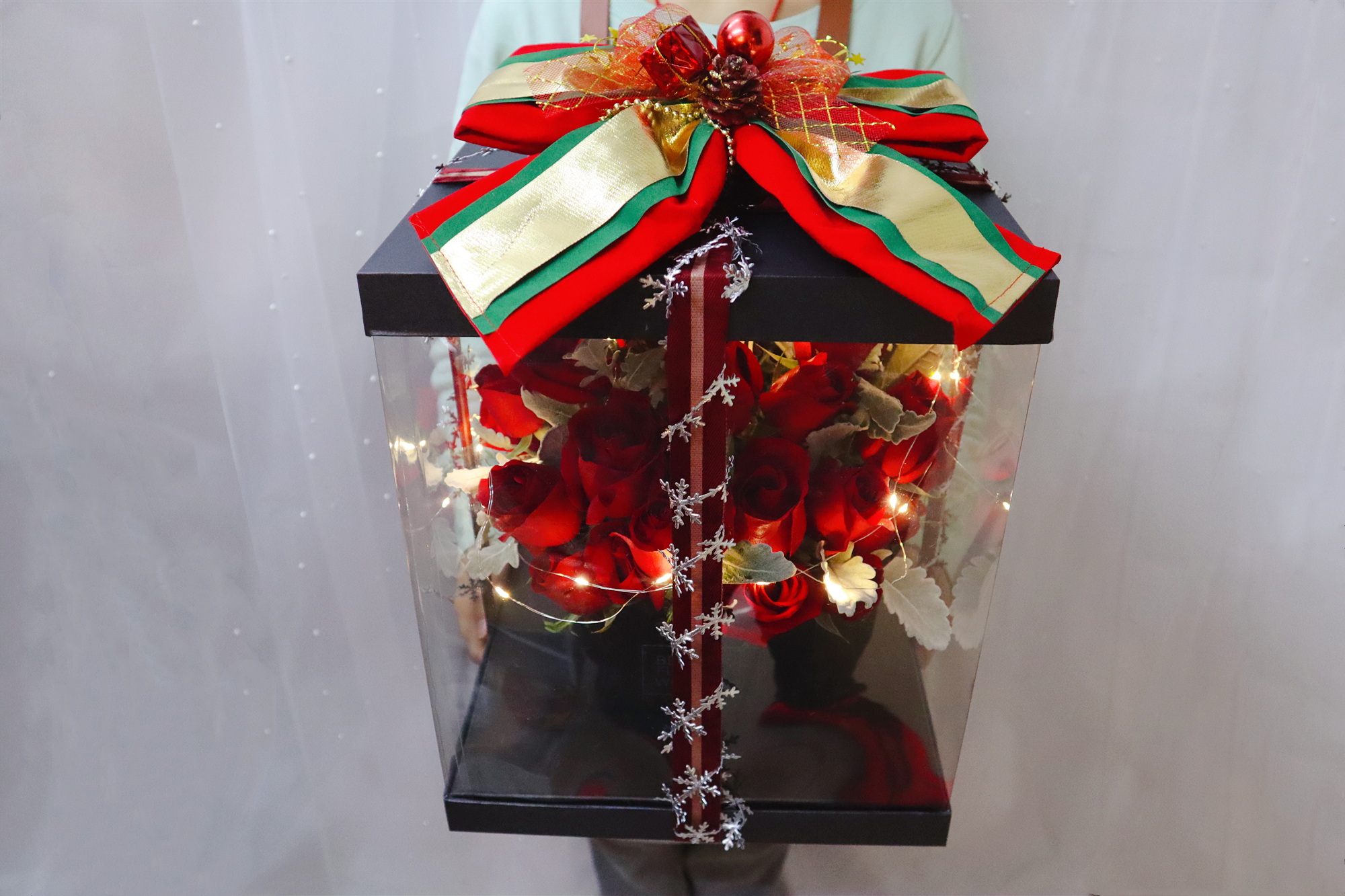 玫瑰蛋糕礼盒，圣诞版