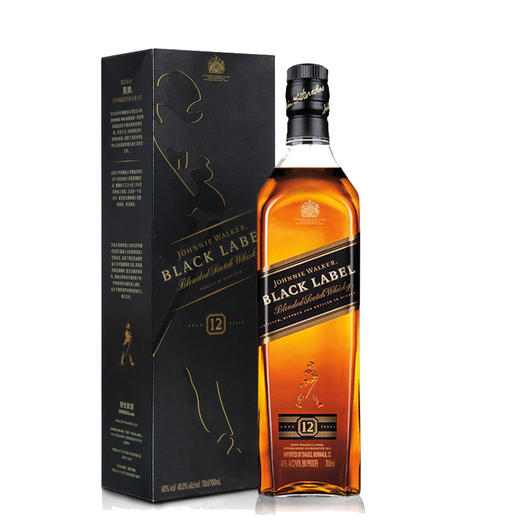 [洋酒]尊尼获加 黑牌苏格兰威士忌40度700ml 商品图0