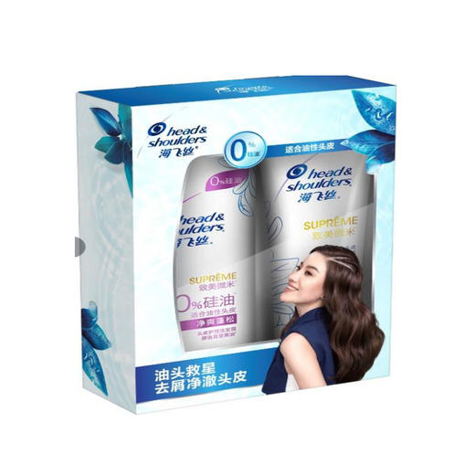 海飞丝致美750ml净爽SH+400ml头皮焕活 商品图0