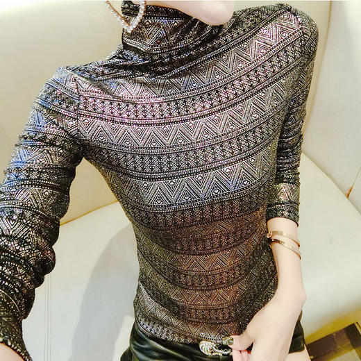 PXN-010313秋冬新款高领打底衫 商品图0