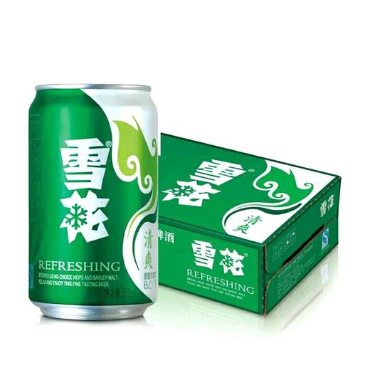 雪花清爽啤酒 330ml*24罐 整箱 商品图0