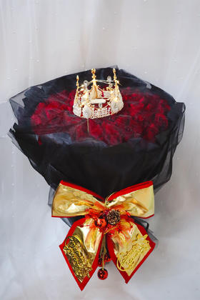 99支红玫花束，圣诞版