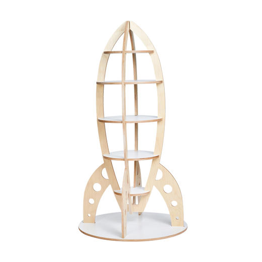 桦木火箭书架 置物架 商品图4