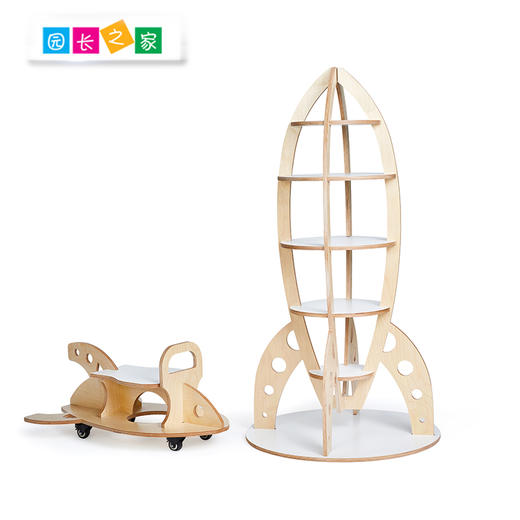 桦木火箭书架 置物架 商品图3