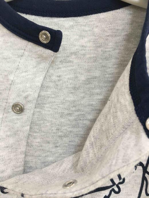 棉果果春秋季男童偏襟连体衣连身衣哈衣M112720220119 商品图4