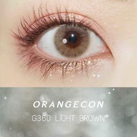ORANGECON × DEEKAY 硅水凝胶 G360棕色 14.0mm（着色12.8mm）