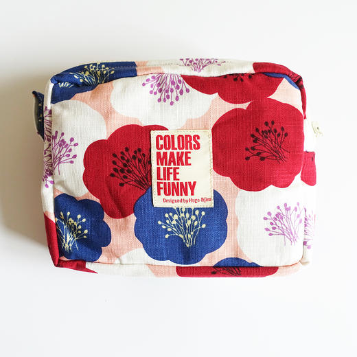 HUGOJIRO化妆包插画温柔的花花 商品图0