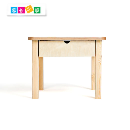 幼儿实木桦木多功能积木创构桌 商品图2