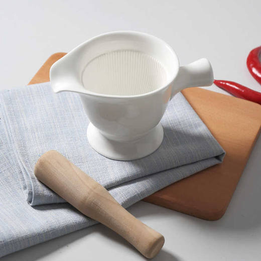 陶瓷研磨碗手动食物研磨钵菜泥肉泥米糊宝宝婴儿辅食研磨器包邮