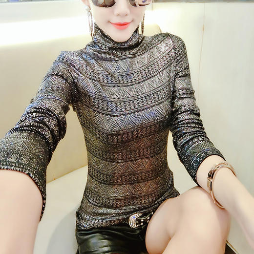 PXN-010313秋冬新款高领打底衫 商品图3