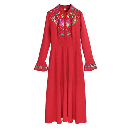 酒千觞刺绣连衣裙 商品图5