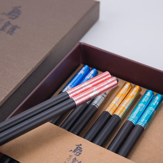 乌镇筷子铺特色建筑筷5双装 商品图2