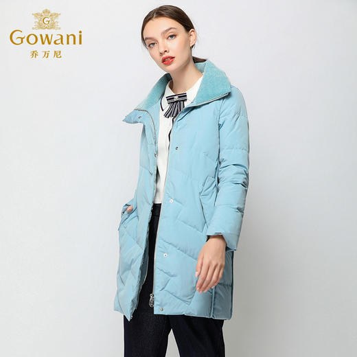 乔万尼羽绒服时尚宽松冬季中长款外套EN4T821 商品图1