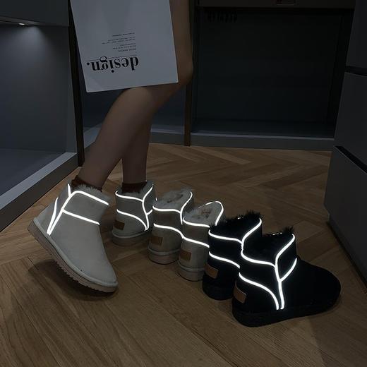 CS-012秋冬新款时尚保暖反光雪地靴 商品图1